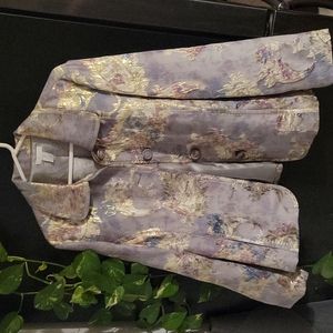 Beautiful jacket from Chico's, sz 3, with some gold highlights throughout. NWOT